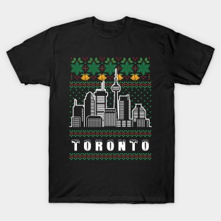 Toronto Canada Ugly Christmas T-Shirt